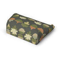 Frond Accessory Pouch w T-bottom in Green
